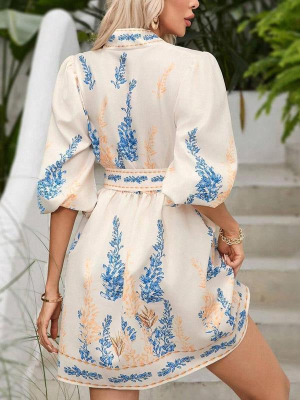 Bohemian Floral Midi Dress