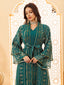 women's embroidered two piece set in a modest covered style