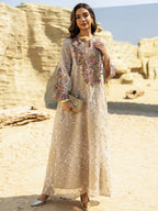 Mesh Patchwork Maxi Dress
