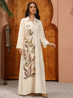Sequin Floral Maxi Dress