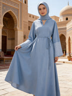 Embroidered Oversized Maxi Dress