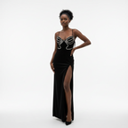 strapless bodycon dress for women