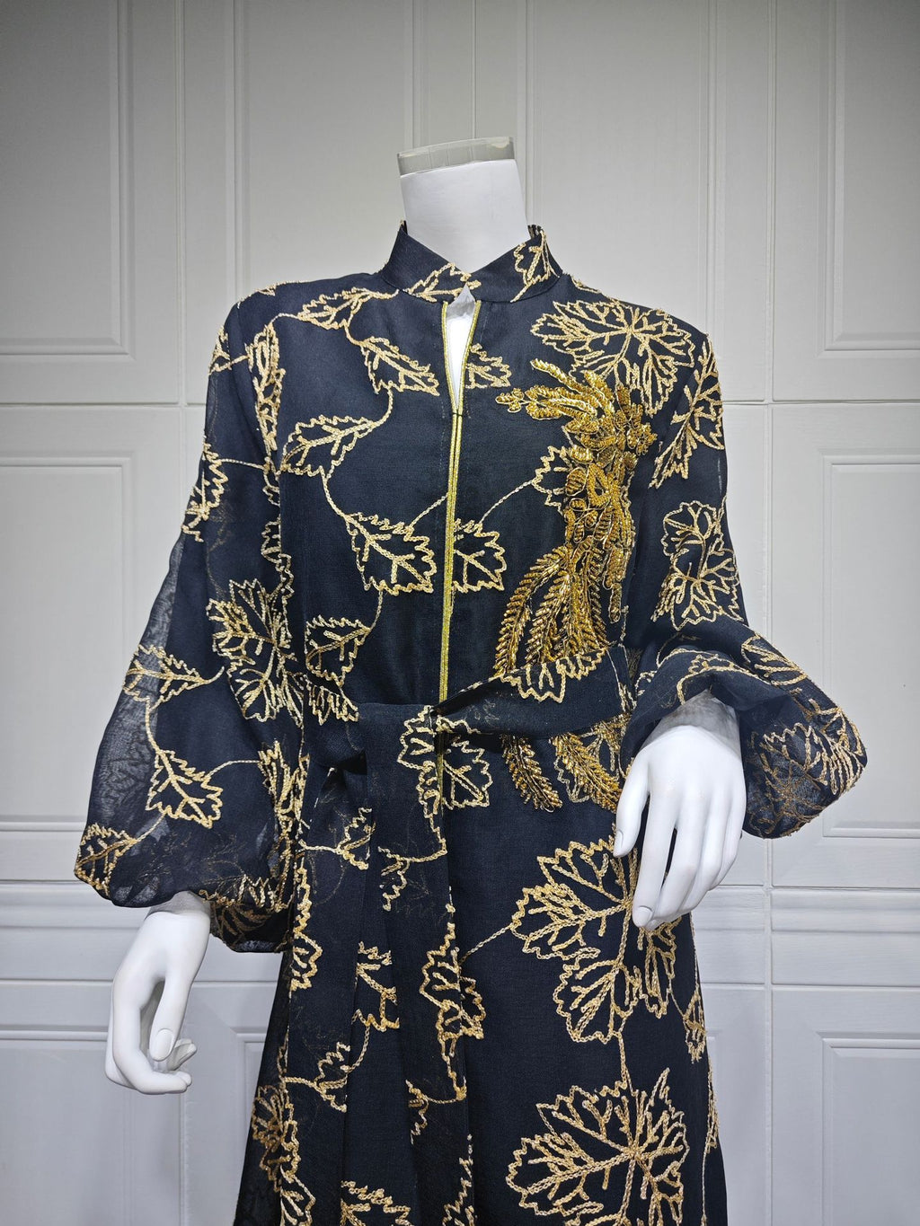 Embroidered Jalabiya Evening Gown
