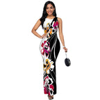 Floral A-Line Maxi Dress