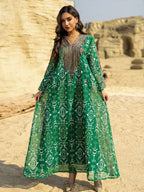 Embroidered Applique Maxi Dress