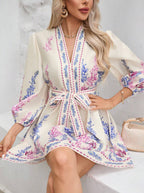 Bohemian Floral Midi Dress