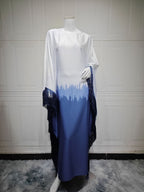 Fringe Print Maxi Dress