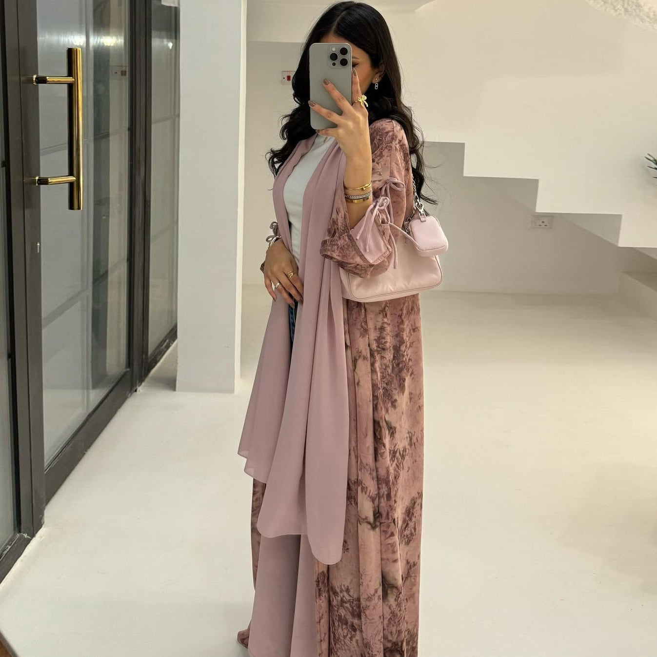 Chiffon Two-Piece Maxi Dress