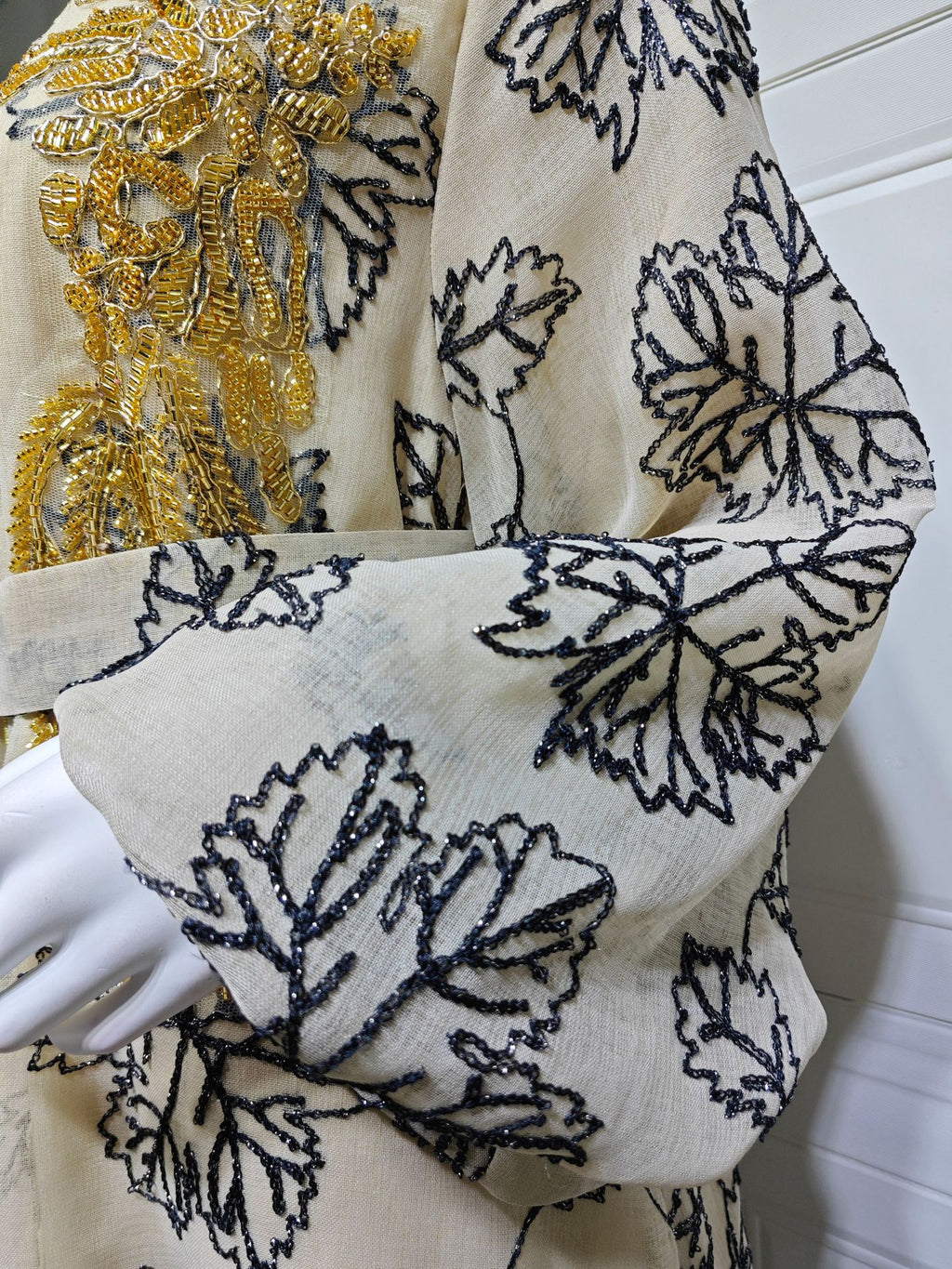 Embroidered Jalabiya Evening Gown