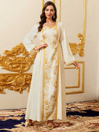 Champagne Robe Maxi Dress