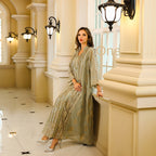 Muslim Long Robe Women's  Sequined Maxi Dress