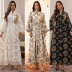 Embroidered Jalabiya Evening Gown