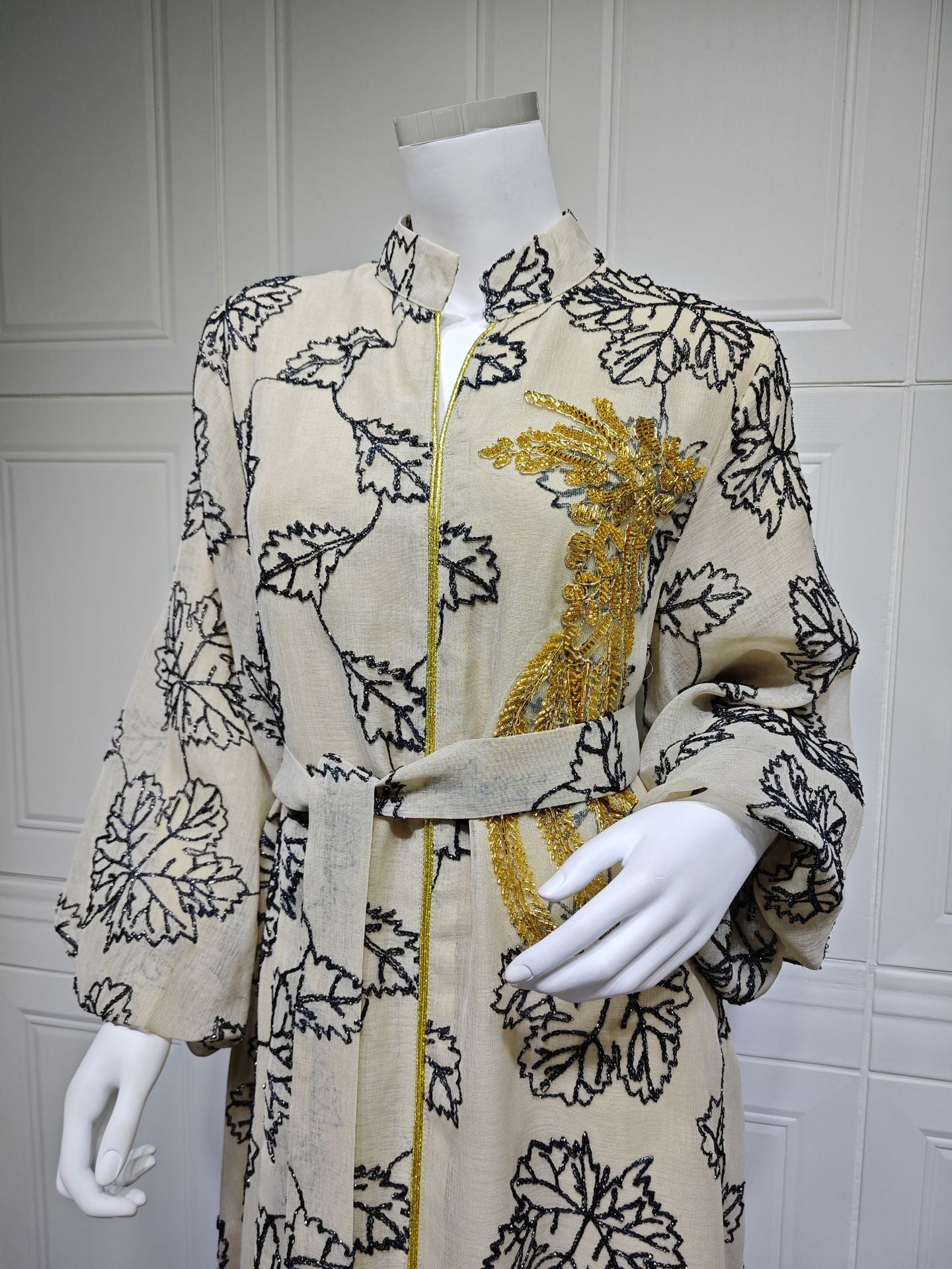 Embroidered Jalabiya Evening Gown