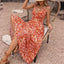 V-Neck High-Waist Sleeveless Maxi Dress for Women, Vacation Style