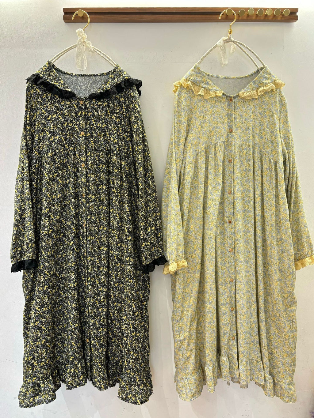 Single-Breasted Long Sleeve Relaxed Midi Dress for Women