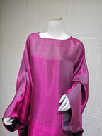 Shiny Satin Belted Maxi Dress