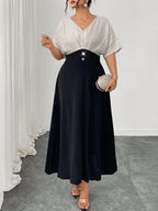 women's A line dress for party wear