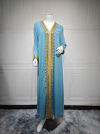 Two-Piece Chiffon Maxi Dress Set