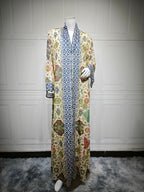 Tie-Dye Chiffon Maxi Dress