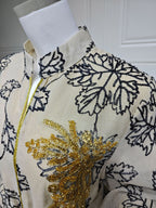 Embroidered Jalabiya Evening Gown