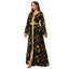 Long-Sleeve Printed Maxi Dress