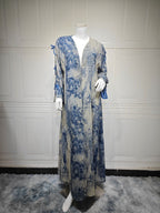 Chiffon Two-Piece Maxi Dress