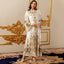 Satin Printed Mother & Daughter Maxi Dress