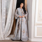 Beaded Sequin Evening Gown