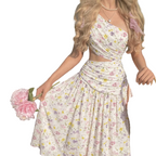 Floral One-Shoulder Maxi Dress for women with a one shoulder design