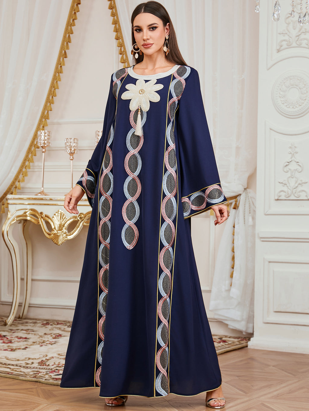 Floral Ethnic Maxi Dress