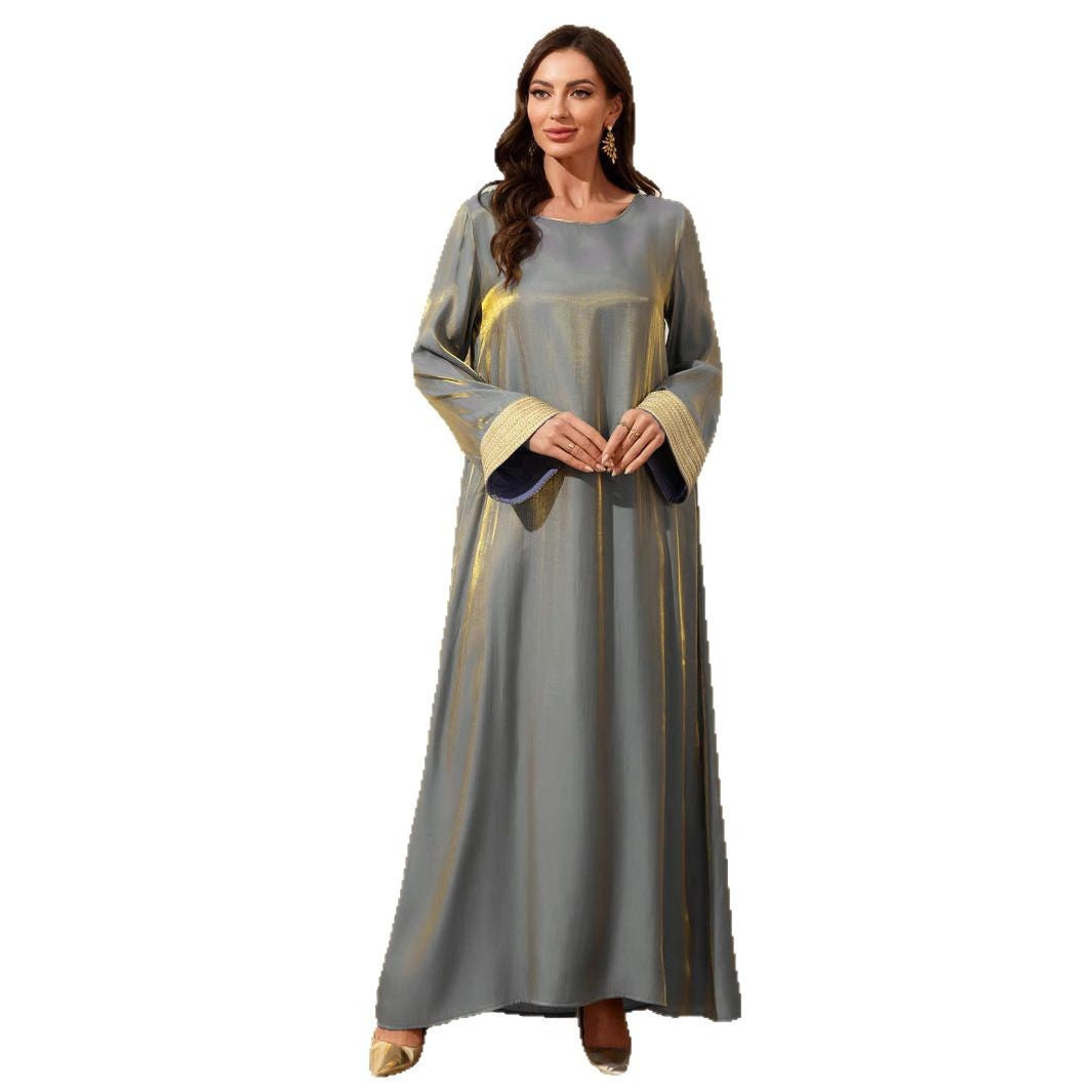 Long Robe Maxi Dress, Long Sleeve Hauptbild