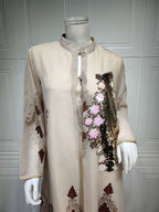 Beaded Sequin Evening Gown