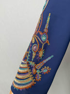 Embroidered Robe Dress