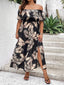 One-Shoulder Maxi Dress for Women, Plus Size Sleeveless