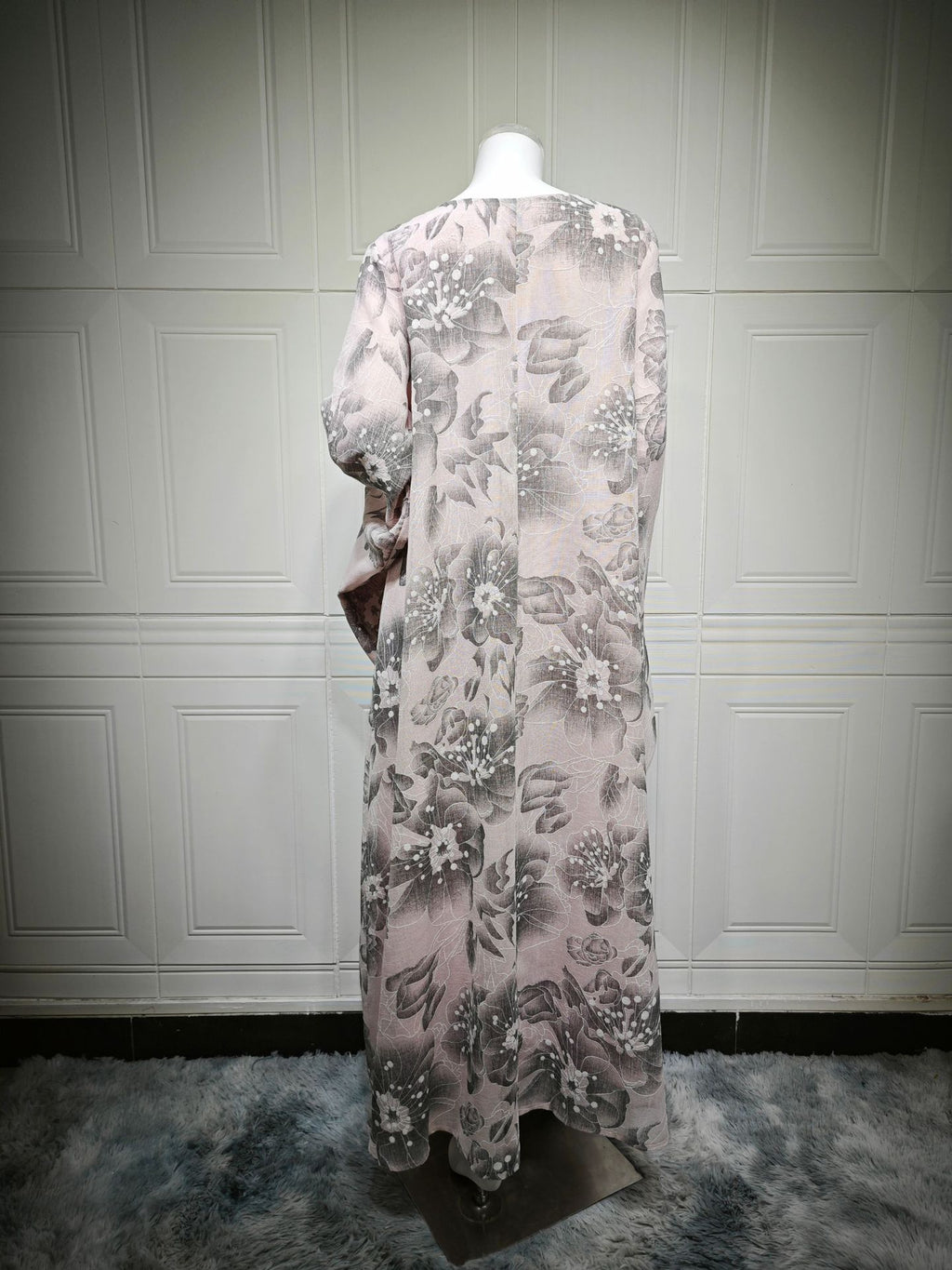 Sequin Hooded Maxi Dress