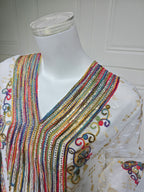 Embroidered Applique Maxi Dress