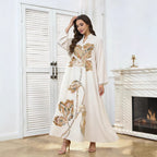 Sequin Beaded Embroidered Maxi Dress