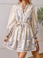 Bohemian Floral Midi Dress