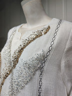 Sequin Mesh Maxi Dress