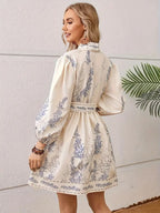Bohemian Floral Midi Dress