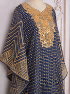 Embroidered Beaded Two-Piece Maxi Dress