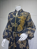 Embroidered Jalabiya Evening Gown