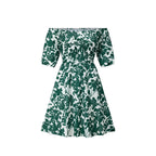 Floral Short-Sleeve Mini Dress