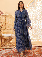 Two-Piece Mesh Maxi Dress