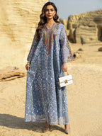 Embroidered Applique Maxi Dress