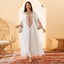 Embroidered Rope Pullover Maxi Dress