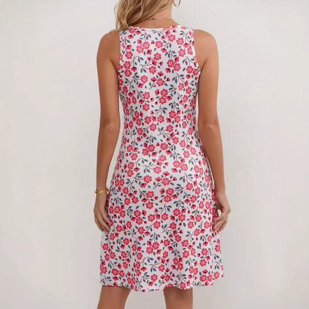 Oversized V-Neck Strap Sundress for Women, Plus Size