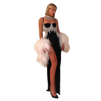 Tassel Cutout Maxi Dress for women