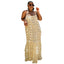 Ivory Strapless Cake Maxi Dress for women
