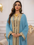 Two-Piece Chiffon Maxi Dress Set